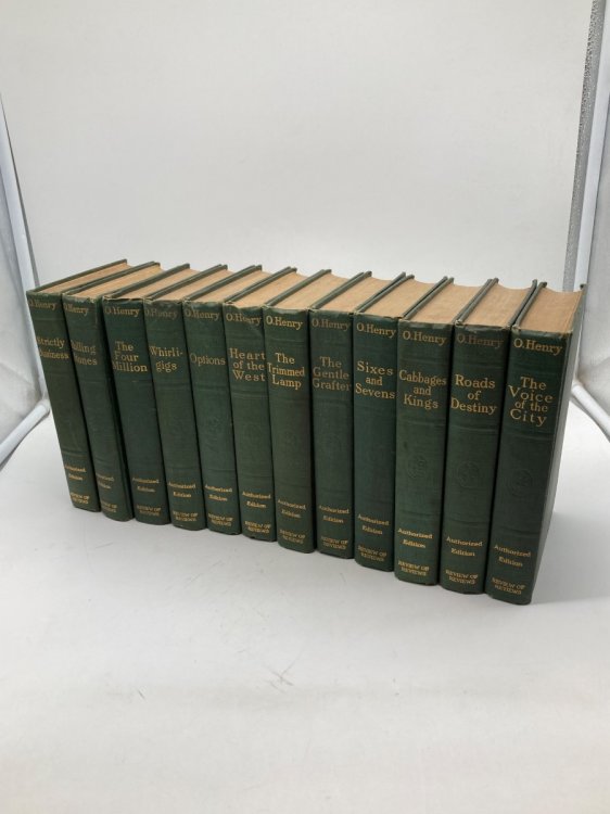 Lot of 12 O'Henry Review of Reviews Hardcovers
