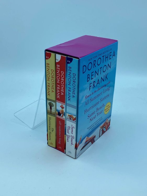 Dorothea Benton Frank Boxed Set All Summer Long; Hurricane Sisters; Same Beach, Next Year