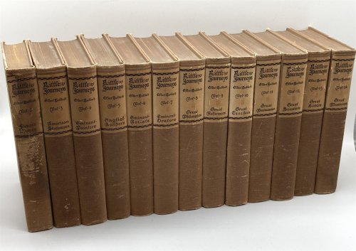 Little Journeys to the Homes of the Great, Complete 13 Volume Set (Missing Volume 1)