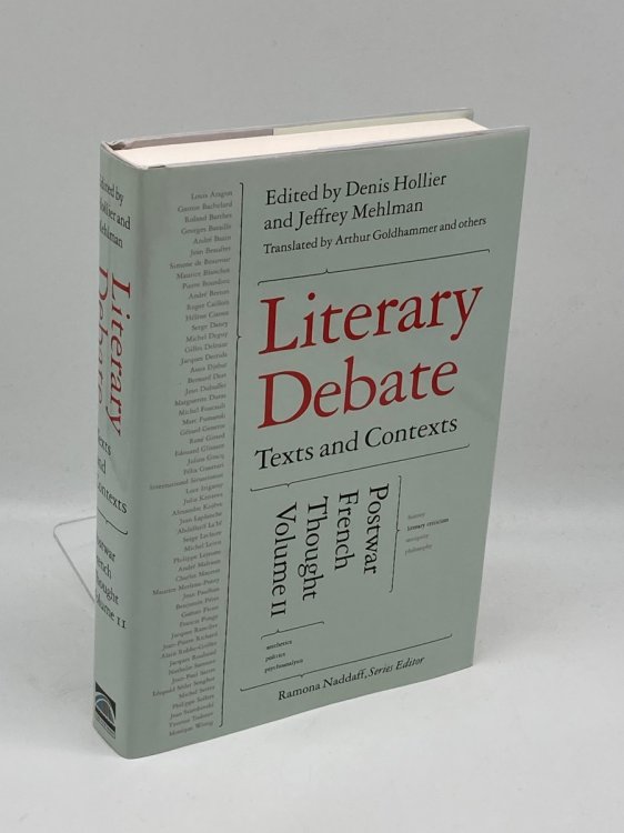 Literary Debate Texts and Contexts: Postwar French Thought