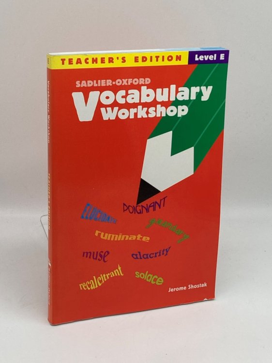 Vocabulary Workshop Level E, 10Th Grade, Teacher's Edition