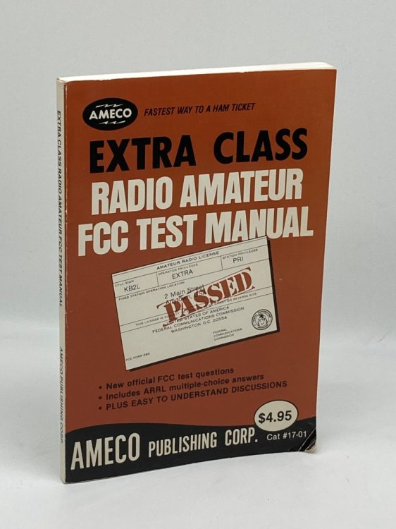 Extra Class Amateur Radio Fcc Test Manual