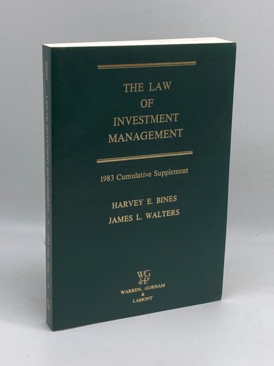 Image for The Law of Investment Management 1983 Cumulative Supplement The Law of Investment Management 1983 Cumulative Supplement