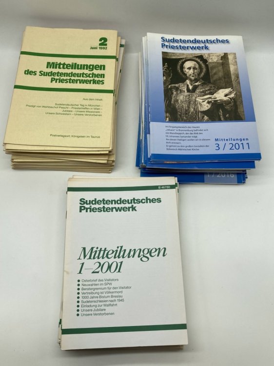 93 issues of Mitteilungen Sudetendeutschen Priesterwerkes - 1987 through 2017