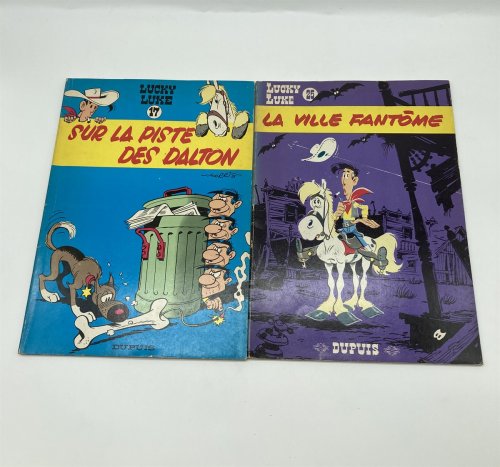 La Ville Fantome and Sur La Piste Des Daltons - Lucky Luke 17 and 25 Bundle