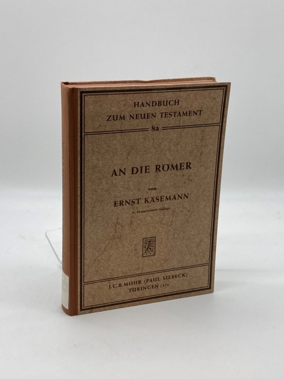Image for An Die Romer (German Edition) An Die Romer (German Edition)