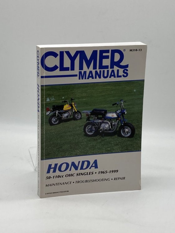 Clymer Honda 50-110Cc OHC Singles, 1965-1999 Service, Repair, Maintenance