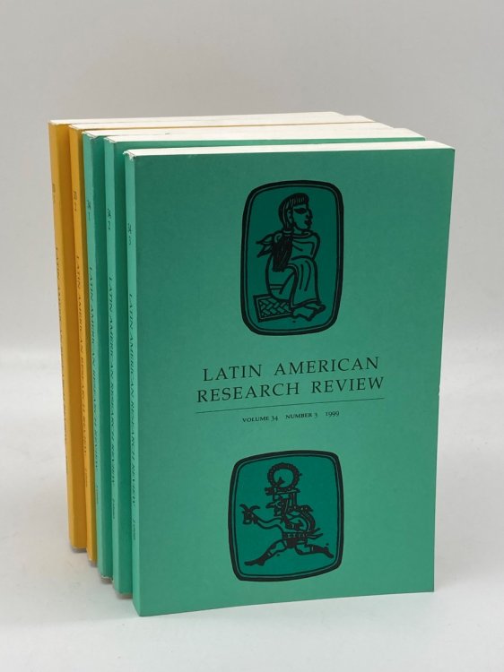 5 Issues from Latin American Research Review 1998-1999 Set / Lot (Volume 33 1 and 2; Volume 34 1, 2, and 3)