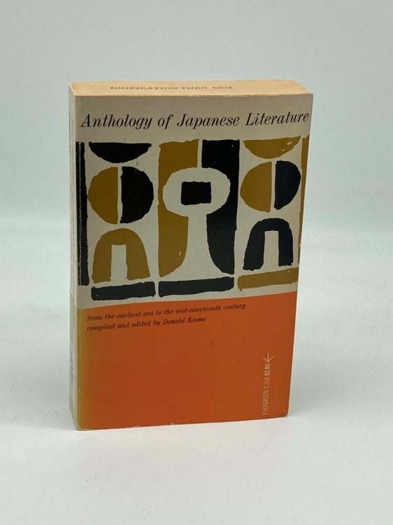 Anthology of Japanese Literature from the Earliest Era to the Mid-Nineteenth Century