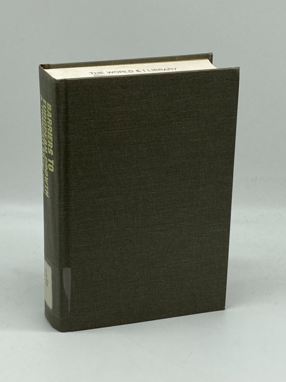 Barriers to European Growth A Transatlantic View