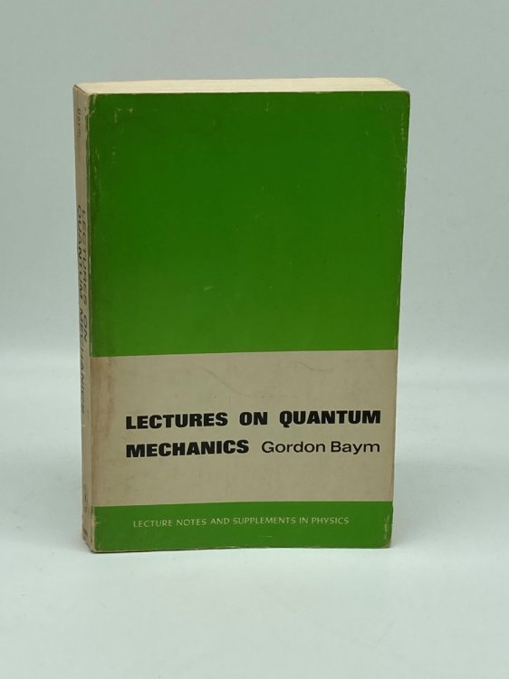 Lectures on Quantum Mechanics