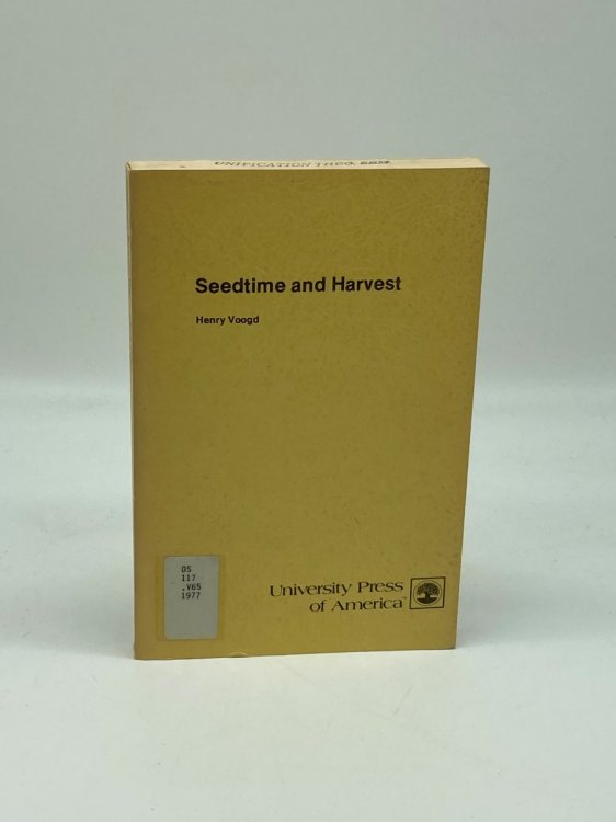 Seedtime and Harvest