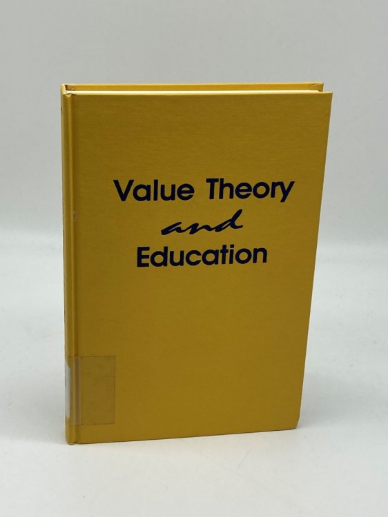 Image for Value Theory and Education Value Theory and Education