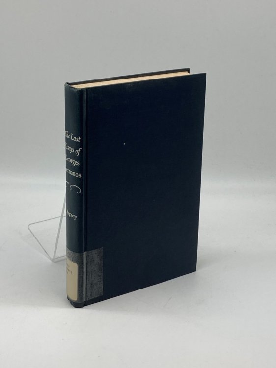 The Last Essays of Georges Bernanos. Translated by Joan and Barry Ulanov