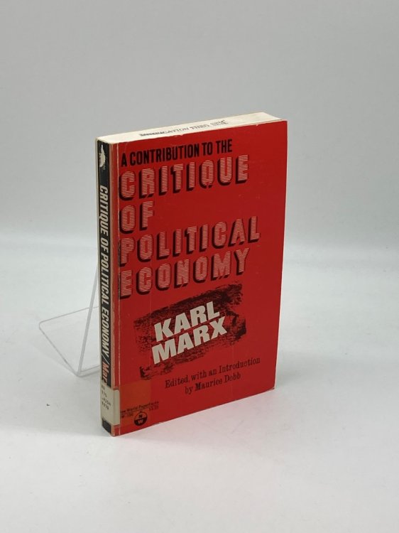 A Contribution to the Crituque of Political Economy