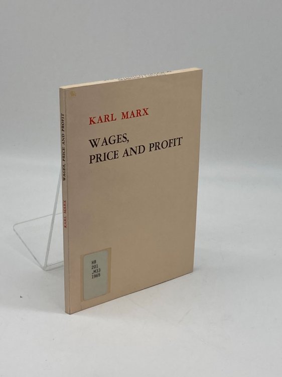 Wages, Price, and Profit