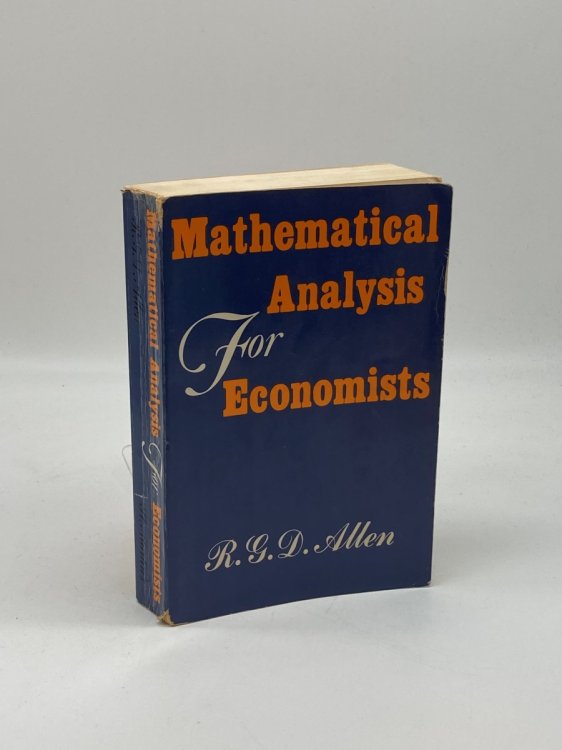 Mathematical Analysis for Economists
