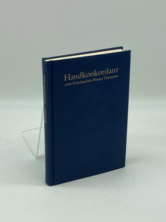 Handkonkordanz Zum Grechischen