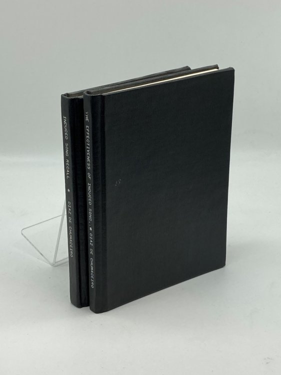 Image for Two Dissertation Reprints: Induced Song Recall + The Effectiveness of Induced Song Two Dissertation Reprints: Induced Song Recall + The Effectiveness of Induced Song