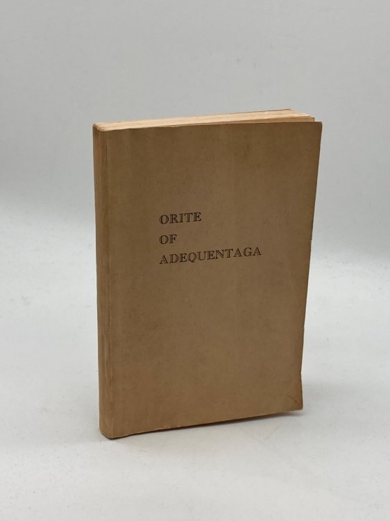 Orite of Adequentaga The Journal of Johannes Van Dyk, 1634-1635
