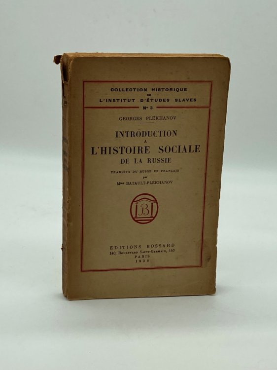 Introduction a L'Histoire Sociale de la Russie