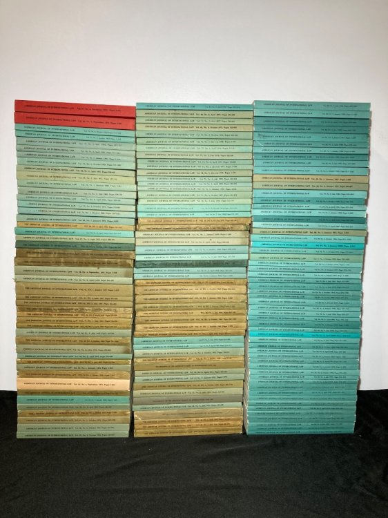 151 Issues American Journal of International Law from 1952 to 2000 (Incomplete)