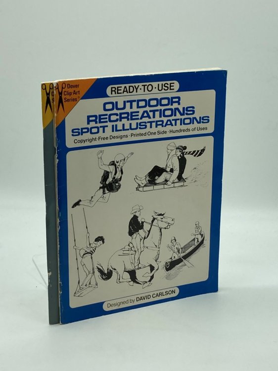 Ready-To-Use Office and Business Illustrations + Outdoor Recreations Spot Illustrations (2 Volume Bundle)