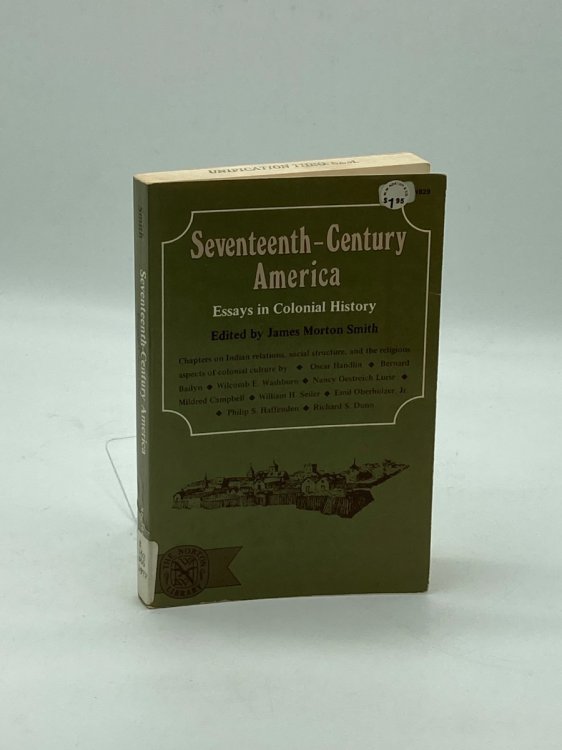 Seventeenth-Century America; Essays in Colonial History