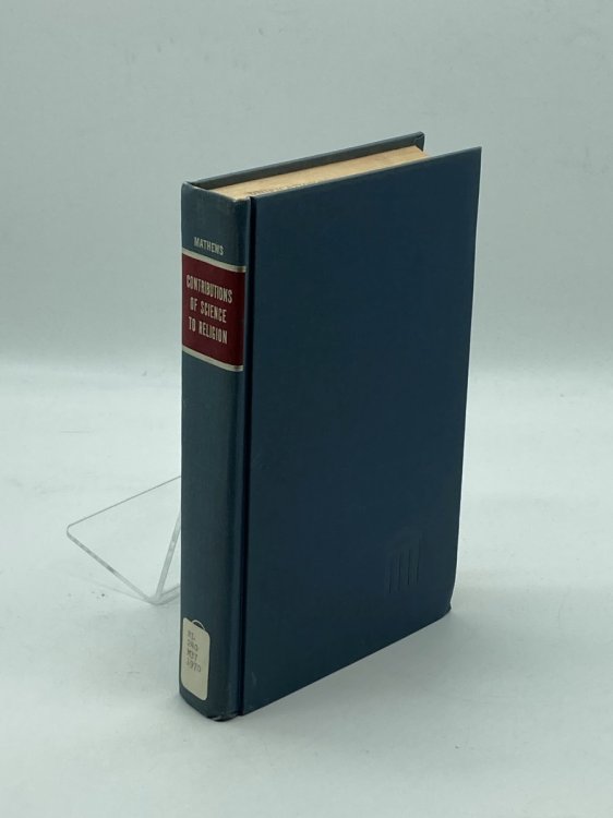 Contributions of Science to Religion,