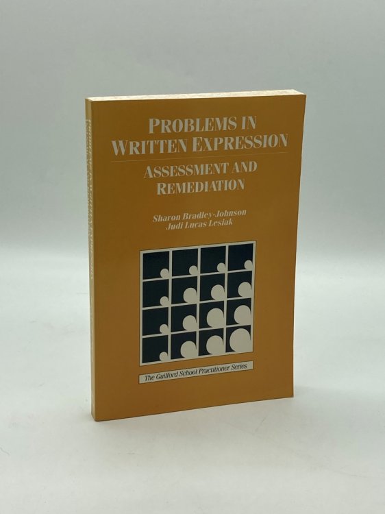 Problems in Written Expression Assessment and Remediation