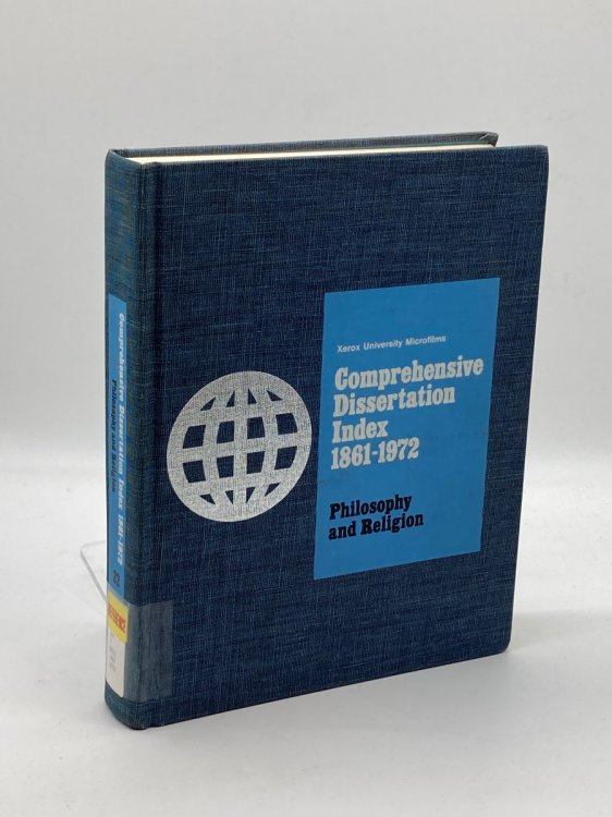 Image for Comprehensive Dissertation Index, 1861-1972 Comprehensive Dissertation Index, 1861-1972