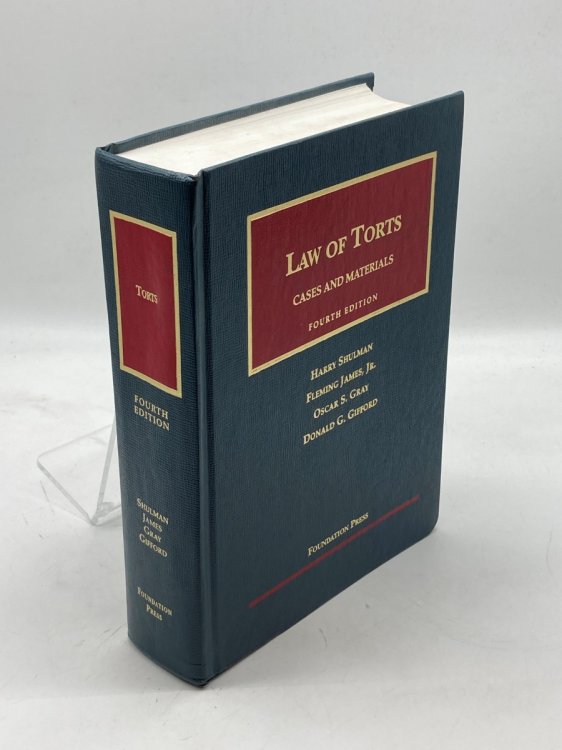 Cases and Materials on the Law of Torts
