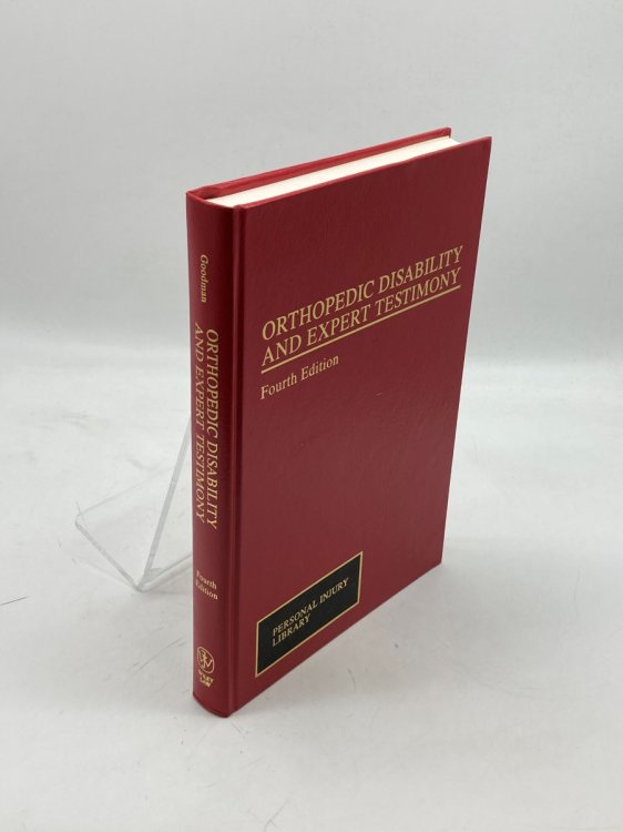 Orthopedic Disability and Expert Testimony