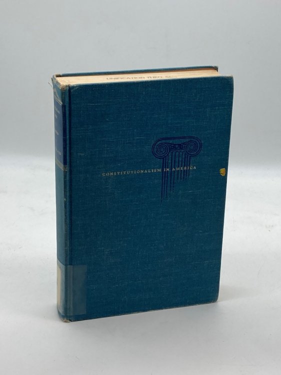 Constitutionalism in America Origin and Evolution of its Fundamental Ideas