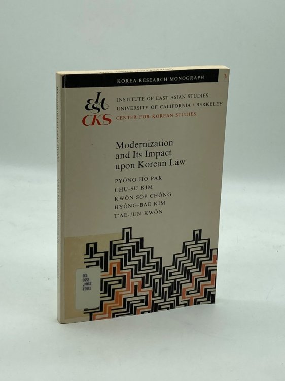 Modernization and its Impact Upon Korean Law