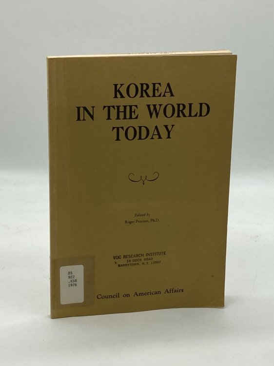 Korea in the World Today