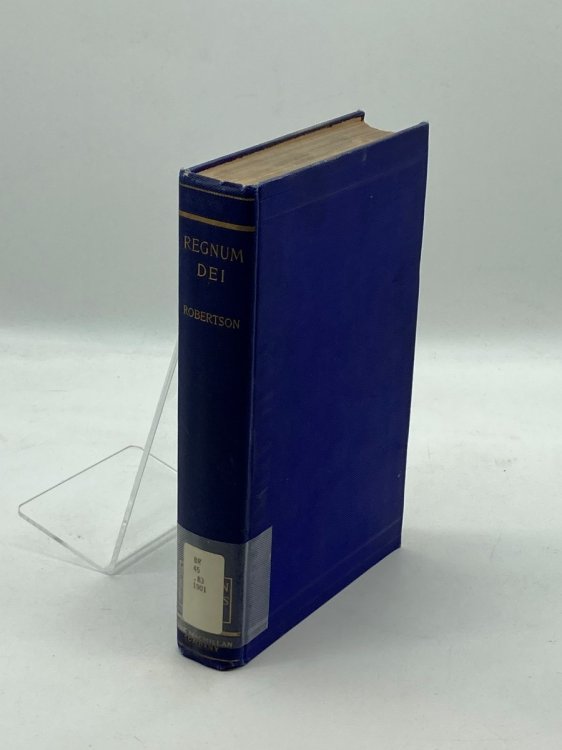 Regnum Dei Eight Lectures on the Kingdom of God in the History of Christian Thought