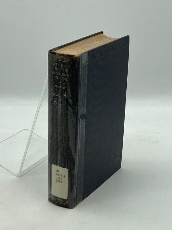 Studies on the Epistles of St. Paul