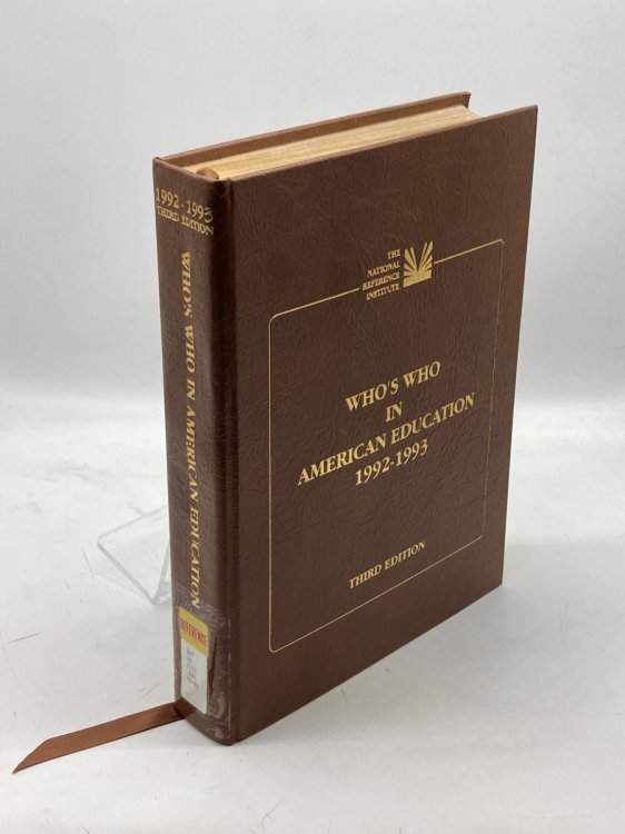 Who's Who in American Education 1992-1993