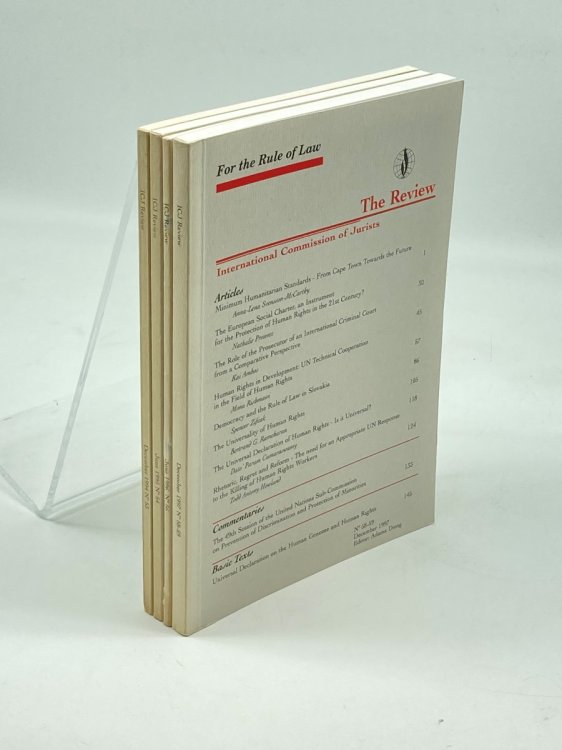 International Commission Of Jurists Review No 53 Through 59 (Missing 57) 4 Book Lot