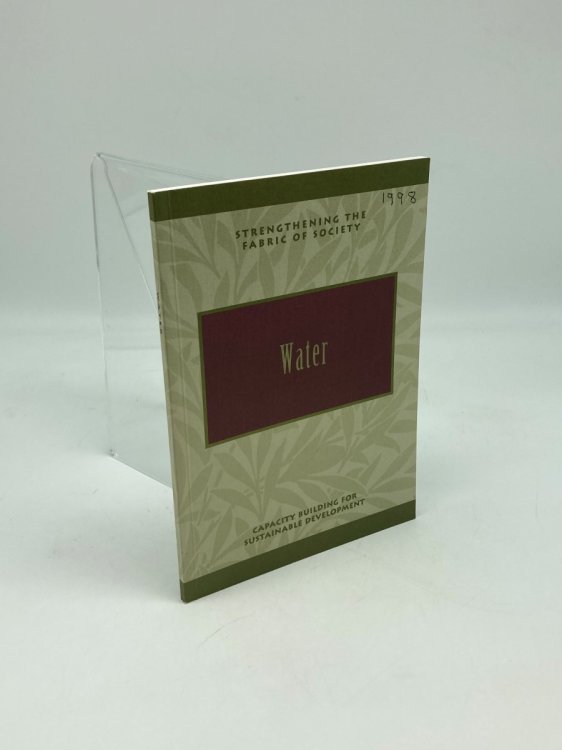 Strengthening the Fabric of Society Water United Nations Development Programme