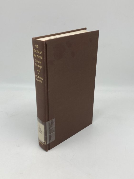 SELECTED WRITINGS Sir Thomas Browne