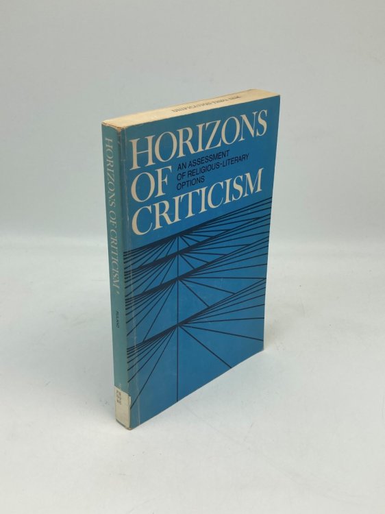 Horizons of Criticism An Assessment of Religious-Literary Options