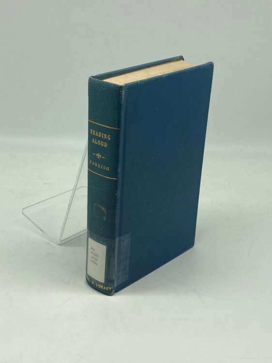 Reading Aloud A Technique in the Interpretation of Literature