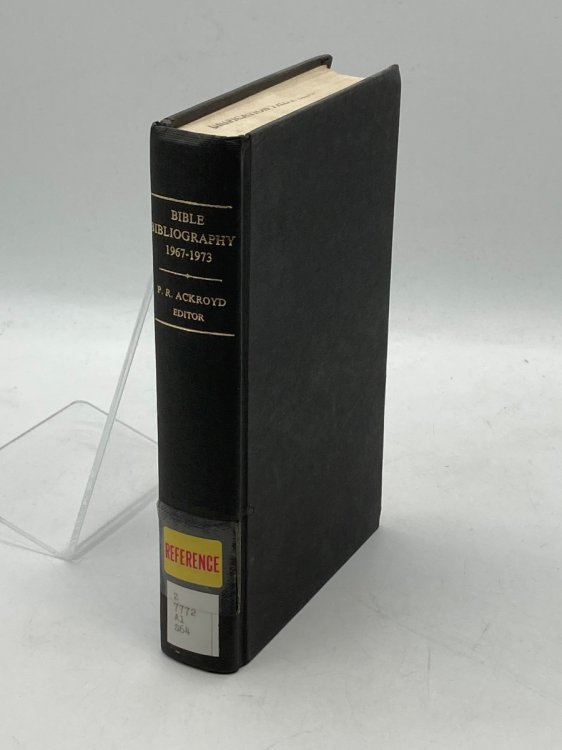 Bible Bibliography 1967- 1973 Old Testament