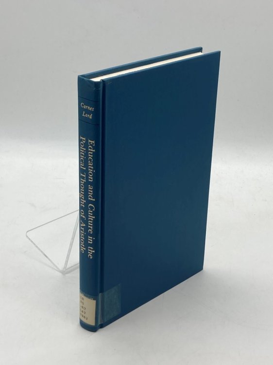 Education and Culture in the Political Thought of Aristotle