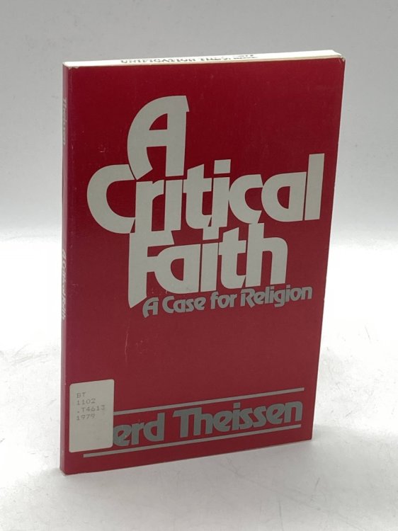 Image for A Critical Faith A Case for Religion A Critical Faith A Case for Religion