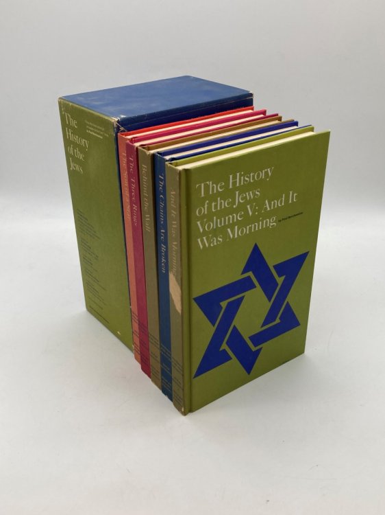 The History of the Jews 5 Volume Boxed Set Son of a Star; the Three Rings; Behind the Wall; the Chains Are Broken; and it Was Morning