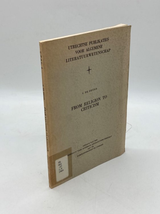 From Religion to Criticism Notes on the Growth of the Aesthetic Consciousness in Greece