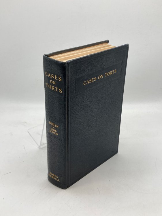 Cases on the Law of Torts